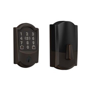 Schlage Encode Plus WiFi Deadbolt Smart Lock, Aged Bronze