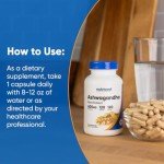 Nutricost Ashwagandha Herbal Supplement 600mg - 120 Capsules