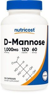 Nutricost D-Mannose 120 Capsules, 1000mg, Urinary Tract Health