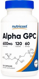 Nutricost Alpha GPC 600mg, 120 Veg Capsules - Non-GMO
