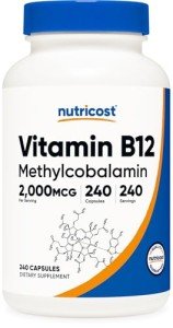 Nutricost Vitamin B12 2000mcg - 240 Capsules