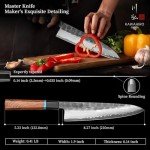 KAWAHIRO 210mm Japanese Chef Knife - Professional Grade