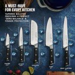 Cutluxe 5-Piece Chef's Knife Set with German Steel