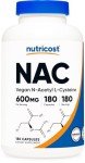 Nutricost NAC 600mg Capsules - Non-GMO, Gluten Free