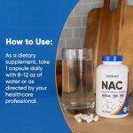 Nutricost NAC 600mg Capsules - Non-GMO, Gluten Free