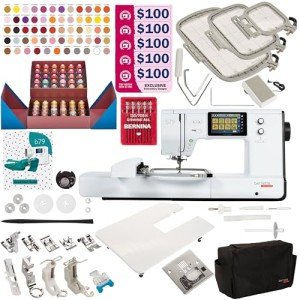 Bernette B79 Sewing & Embroidery Machine - Deluxe Bundle