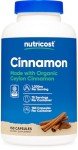 Nutricost Organic Ceylon Cinnamon Capsules, 1,200mg, VIP