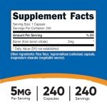 Boron Capsules 5mg, 240 Vegetarian Capsules - VIP Quality