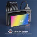 DEPSTECH Dual Lens Endoscope Camera with 5" Screen