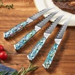11-Piece Damascus Knife Set - Japanese Chef Collection