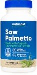 Organic Saw Palmetto Capsules, 120 ct, Vegetarian-friendly
