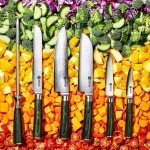 HexClad 6-Piece Knife Set with Japanese Damascus Steel