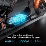 eAhora M1 2 Seater 37MPH Electric Bike for Adults