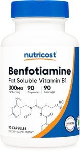 Nutricost Benfotiamine 300mg 90 Capsules - VIP Smart Shopper