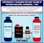 Raptor GM White Urethane Truck Bed Liner 8L