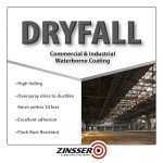 Zinsser 5 Gal Flat Black Waterborne Coating VIP