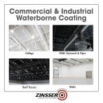 Zinsser 5 Gal Flat Black Waterborne Coating VIP