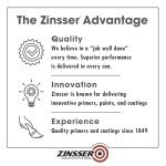 Zinsser 5 Gal Flat Black Waterborne Coating VIP