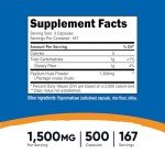 Nutricost Psyllium Husk Capsules - Non-GMO, Gluten-Free