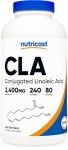 Nutricost CLA 2,400mg Softgels - Gluten Free, Non-GMO