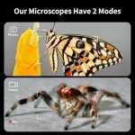 BEAVERLAB Digital Microscope 1600X HD, 4.3" Coin Magnifier