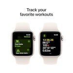 Apple Watch SE (2nd Gen) GPS 40mm Smartwatch - Starlight Aluminum & Sport Band