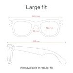 VIP Ray-Ban Smart Wayfarer Glasses - Black/Green, Large