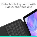 Logitech Combo Touch iPad Pro 11" Keyboard Case & Digital Pencil Silver