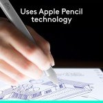 Logitech Combo Touch iPad Pro 11" Keyboard Case & Digital Pencil Silver