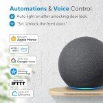Smart Lock with Fingerprint, Voice Control: Siri, Alexa