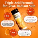 Vitamin C Serum & Liquid Exfoliant Duo for Skin