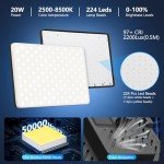 RGB LED Video Light Wand Stick Kits 2-Pack