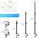 RGB LED Video Light Wand Stick Kits 2-Pack