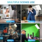 RGB LED Video Light Wand Stick Kits 2-Pack