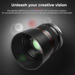Lightdow 85mm F1.8 Telephoto Lens for Nikon Mirrorless