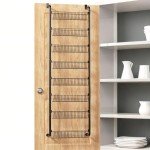 Over The Door Pantry Organizer, 8-Tier Spice Rack