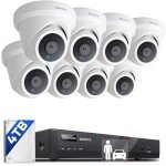 ONWOTE 16-Camera PoE Security System with AI Detection