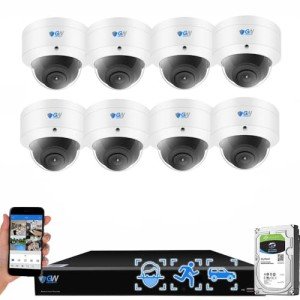 16 Channel H.265+ PoE 12MP NVR 4K Camera System