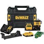DEWALT Green Laser Level Kit, 3 x 360