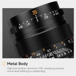 35mm F0.95 Prime Lens for Panasonic LUMIX/Olympus Cameras