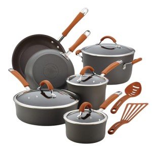 Rachael Ray Cucina 12-Piece Nonstick Cookware Set