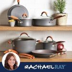Rachael Ray Cucina 12-Piece Nonstick Cookware Set