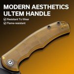 CIVIVI Praxis Folding Knife - Ultem Handle, 3.75" Blade