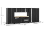 NewAge Pro Series Platinum 10 Piece Garage Cabinet