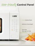 Retro Microwave with Fast Cooking and 11 Power Levels