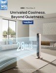 Smart Tower Fan with Voice Control, 120° Oscillation