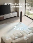 Smart Tower Fan with Voice Control, 120° Oscillation