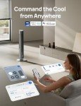 Dreo Tower Fan Smart Bladeless 42 Inch, Alexa, Google