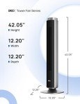 Dreo Tower Fan Smart Bladeless 42 Inch, Alexa, Google