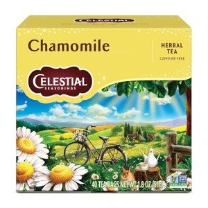 Celestial Seasonings Herbal Tea, Chamomile, Caffeine Free, 40 Tea Bags (Pack of 6)